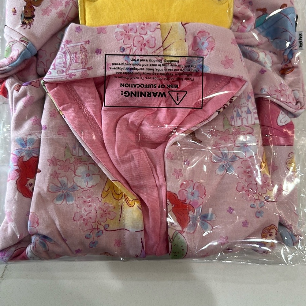 Little Sleepies Disney Princess Pink Peplum Hoodie - Picture 2 of 4